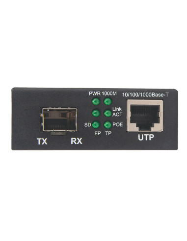 Intellinet 508216 Konwerter Sieciowy 1000 Mbit/S Czarny