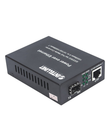 Intellinet 508216 Konwerter Sieciowy 1000 Mbit/S Czarny