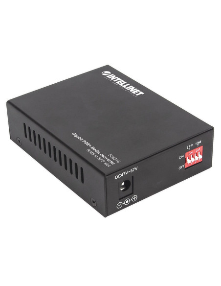 Intellinet 508216 Konwerter Sieciowy 1000 Mbit/S Czarny