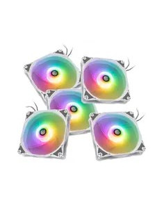 Bitspower Notos Rgb Pwm Wentylator, 120Mm - Biały, 5-Pak