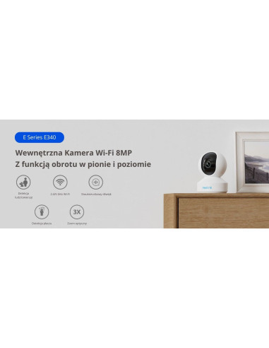 Kamera Ip Reolink E-Series-E340 Smart Ptz Wifi Indoor