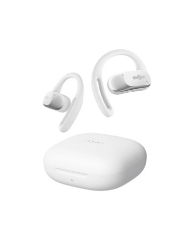 Shokz Openfit Air, Weiss Zestaw Słuchawkowy Bezprzewodowy Nauszny Połączenia/Muzyka/Sport/Codzienność Bluetooth Biały