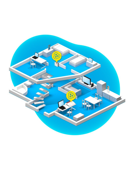 Repeater Fritz! 1200 Ax Wzmacniacz Sieciowy 2400 Mbit/S Biały