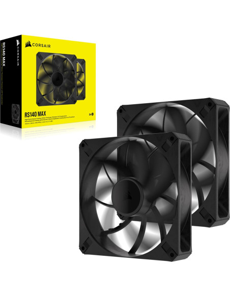 Wentylator Corsair Rs140 Max 14Cm Czarny 2Szt.