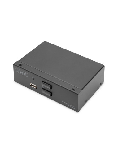 Digitus Przełącznik Kvm, 2X1 Dp, Dp Out, Usb
