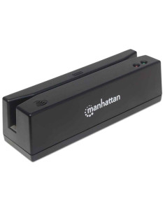 Manhattan Magnetkartenleser Usb Drei Spuren Leser   Schwarz 2