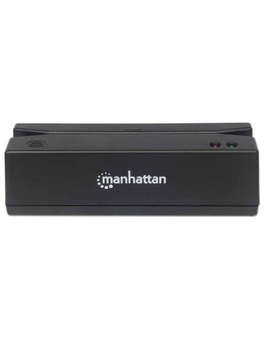 Manhattan Magnetkartenleser Usb Drei Spuren Leser   Schwarz
