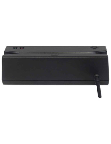 Manhattan Magnetkartenleser Usb Drei Spuren Leser   Schwarz
