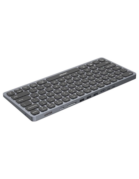 Unitek D1092A Klawiatura Usb Amerykański Międzynarodowy Szary