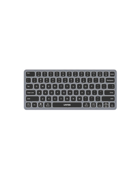Unitek D1092A Klawiatura Usb Amerykański Międzynarodowy Szary