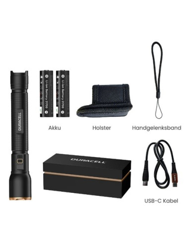 Duracell Df6000R Gift Box Latarka Czarny