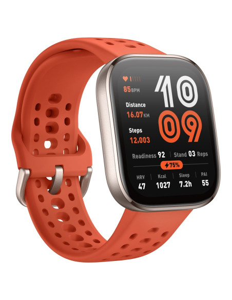 Amazfit Bip 6 Red 5 Cm (1.97") Amoled Cyfrowy 390 X 450 Px Ekran Dotykowy Złoto Gps