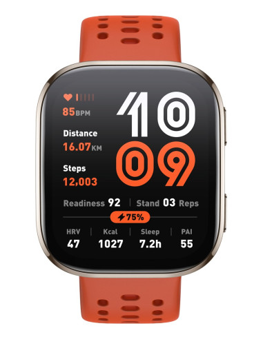 Amazfit Bip 6 Red 5 Cm (1.97") Amoled Cyfrowy 390 X 450 Px Ekran Dotykowy Złoto Gps