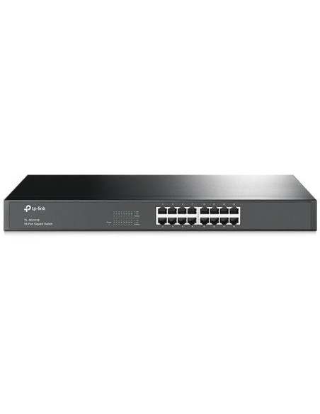 Tp-Link Tl-Sg1016 Przełącznik Sieciowy Nie Zarządzany Gigabit Ethernet (10/100/1000) 1U Czarny
