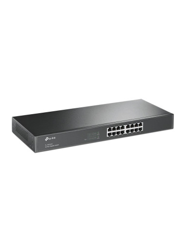 Tp-Link Tl-Sg1016 Przełącznik Sieciowy Nie Zarządzany Gigabit Ethernet (10/100/1000) 1U Czarny