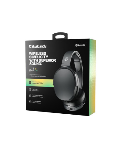 Skullcandy Hesh Evo Słuchawki Przewodowy I Bezprzewodowy Opaska Na Głowę Połączenia/Muzyka Usb Type-C Bluetooth Czarny