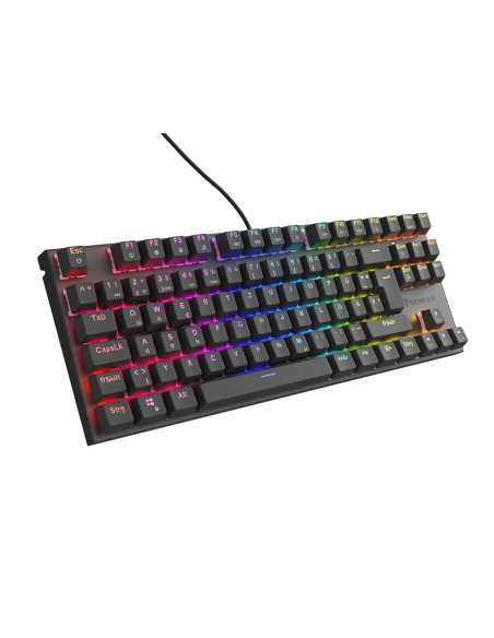 Genesis Nkg-1886 Klawiatura Gaming Usb Qwertz Niemiecki Czarny
