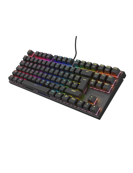 Genesis Nkg-1886 Klawiatura Gaming Usb Qwertz Niemiecki Czarny