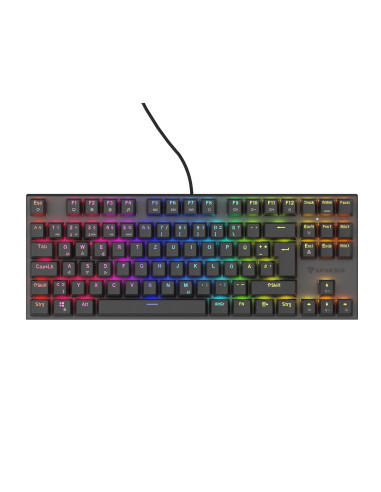 Genesis Nkg-1886 Klawiatura Gaming Usb Qwertz Niemiecki Czarny