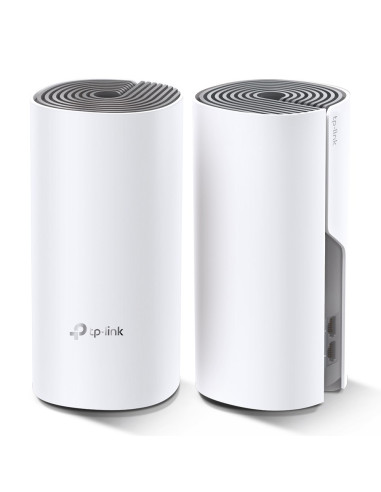 Tp-Link Deco E4 (2-Pack) Dual-Band (2.4 Ghz/5 Ghz) Wi-Fi 5 (802.11Ac) Biały, Szary Wewnętrzny