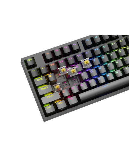 Genesis Thor 404 Tkl Klawiatura Gaming Usb Qwerty Amerykański Międzynarodowy Czarny