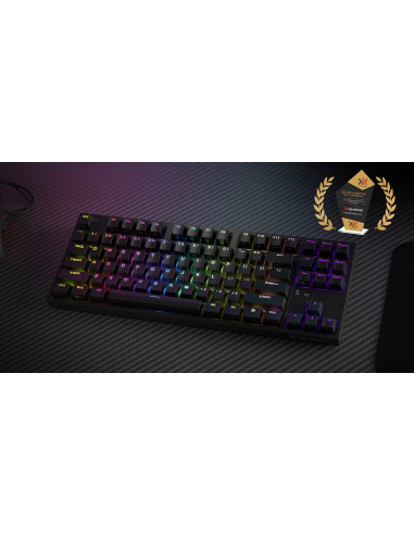 Genesis Thor 404 Tkl Klawiatura Gaming Usb Qwerty Amerykański Międzynarodowy Czarny