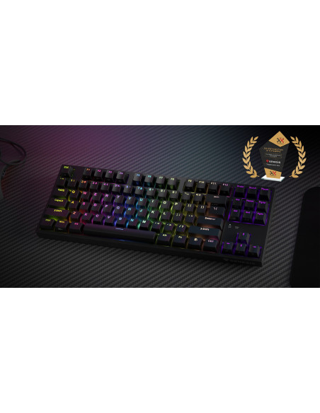 Genesis Thor 404 Tkl Klawiatura Gaming Usb Qwerty Amerykański Międzynarodowy Czarny
