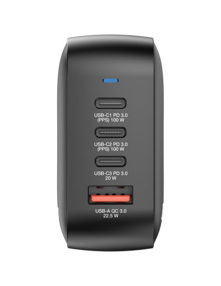 Verbatim Mini Gan Ładowarka 100W 3Xusb-C Pd, 1Xusb-A Qc 3.0