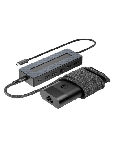 Hp Zestaw Uniwersalnego Koncentratora Usb-C I Ładowarki Do Laptopów