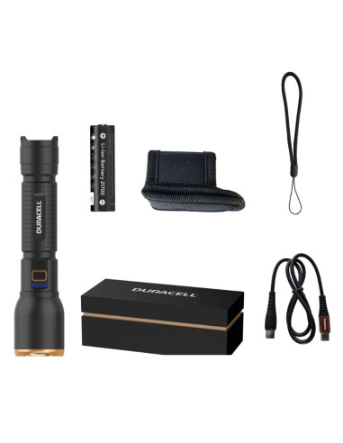Duracell Df3000R Latarka Czarny
