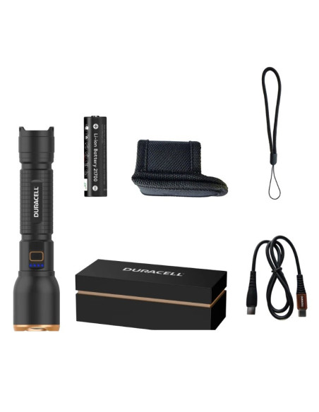 Duracell Df3000R Latarka Czarny