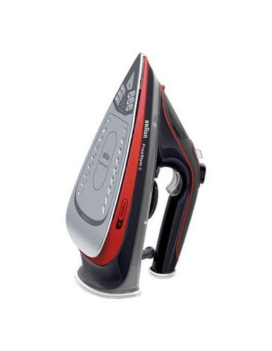 Braun Texstyle 5 Si 5057 Rd Żelazko Parowe Płyta Ceramiczna 2700 W Czarny, Czerwony
