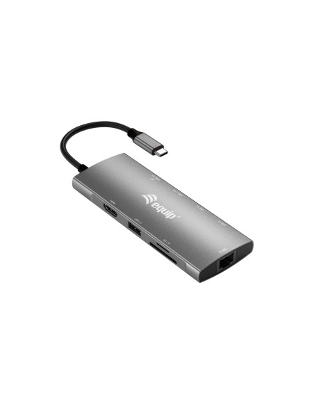 Equip 133490 Stacja Dokująca Przewodowa Usb 3.2 Gen 1 (3.1 Gen 1) Type-C Szary