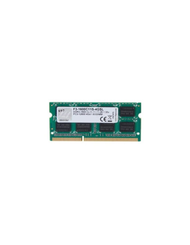 G.skill 4Gb Ddr3-1600 Moduł Pamięci 1 X 4 Gb 204-Pin So-Dimm