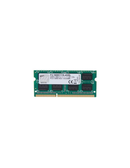 G.skill 4Gb Ddr3-1600 Moduł Pamięci 1 X 4 Gb 204-Pin So-Dimm