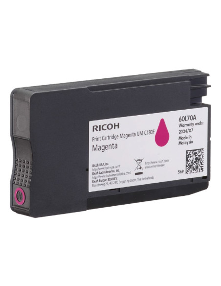 Ricoh 408519 Kaseta Z Tonerem 1 Szt. Oryginalny Purpurowy