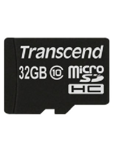 Sd Microsd Card  32Gb Transcend Sdhc Class10 W/Adapter