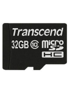Sd Microsd Card  32Gb Transcend Sdhc Class10 W/Adapter 2