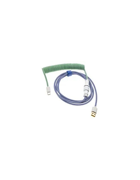 Ducky Premicord Kabel Usb 1,8 M Usb A Usb C Niebieski, Zielony