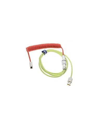 Ducky Premicord Strawberry Frog Spiralny Usb Type-C Do Type-A - 1.8M
