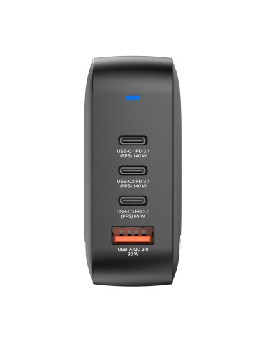 Ładowarka Verbatim Mini Gan 165W 3Xusb-C 1Xusb-A Us/Eu/Uk