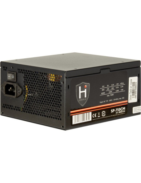 Inter-Tech Hipower Sp-750Cm Moduł Zasilaczy 750 W 20+4 Pin Atx Atx Czarny