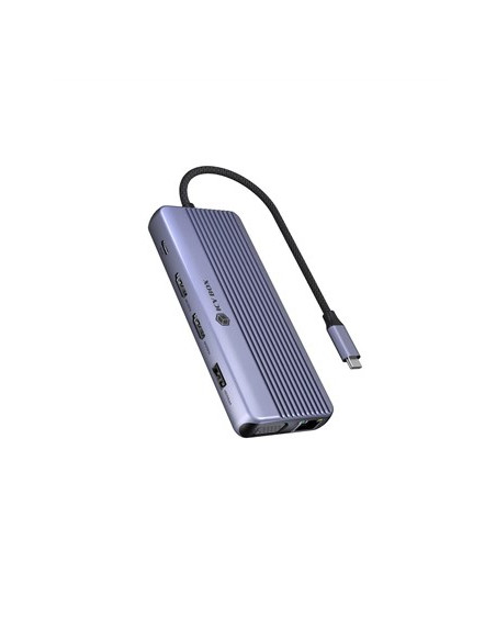 Icy Box Ib-Dk4062-Cpd Przewodowa Usb 3.2 Gen 1 (3.1 Gen 1) Type-C Antracyt