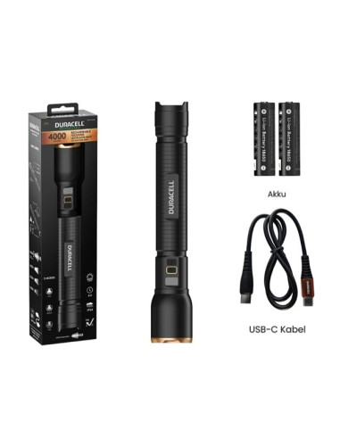 Duracell Df4000R Latarka Czarny