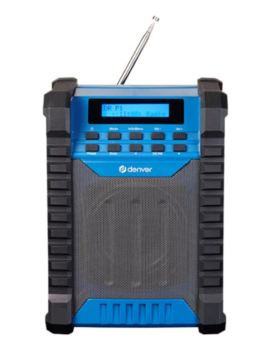 Denver Wrd-60 Radio Przenośny Czarny, Niebieski