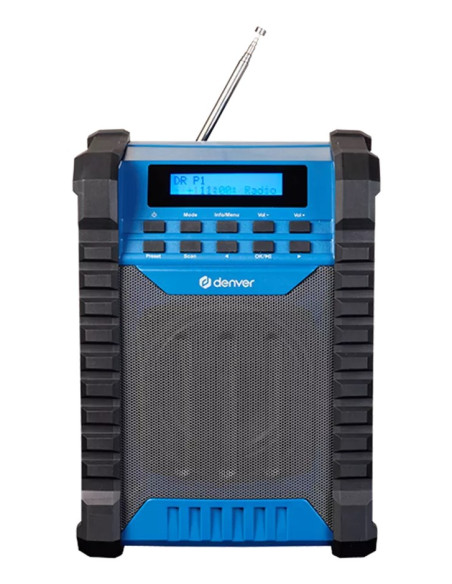 Denver Wrd-60 Radio Przenośny Czarny, Niebieski