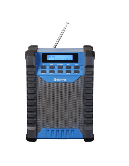 Denver Wrd-60 Radio Przenośny Czarny, Niebieski