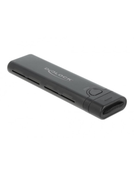 Delock Obudowa Zewnętrzna Usb Type-C Na M.2 Nvme Pcie Lub Sata Ssd - Beznarzędziowa