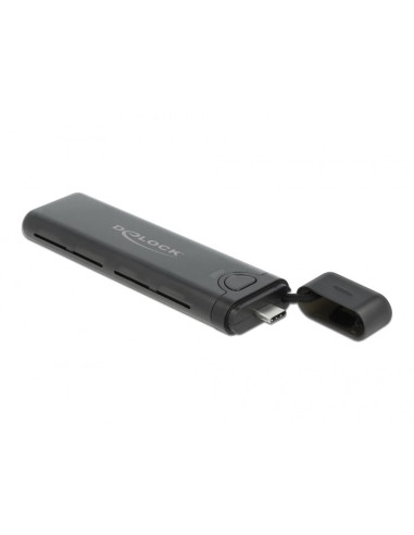 Delock Obudowa Zewnętrzna Usb Type-C Na M.2 Nvme Pcie Lub Sata Ssd - Beznarzędziowa