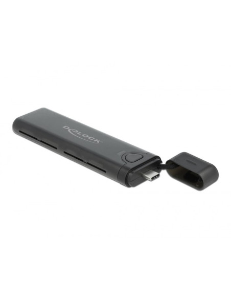 Delock Obudowa Zewnętrzna Usb Type-C Na M.2 Nvme Pcie Lub Sata Ssd - Beznarzędziowa
